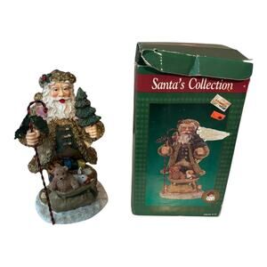 Santa's Collection Vintage Santa Figurine #81102 11"x6"x6"